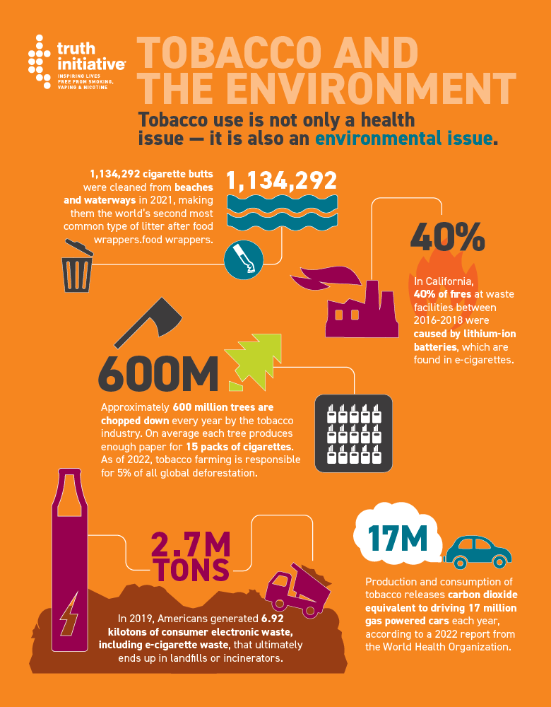Tobacco and the environment